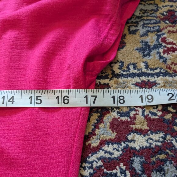 Ibex Pink Shirt Short Sleeve Shirt Merino Wool Tshirt Tee Small - Picture 6 of 7